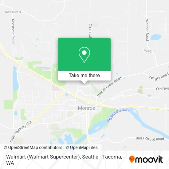Walmart (Walmart Supercenter) map
