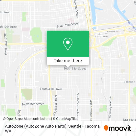 AutoZone (AutoZone Auto Parts) map