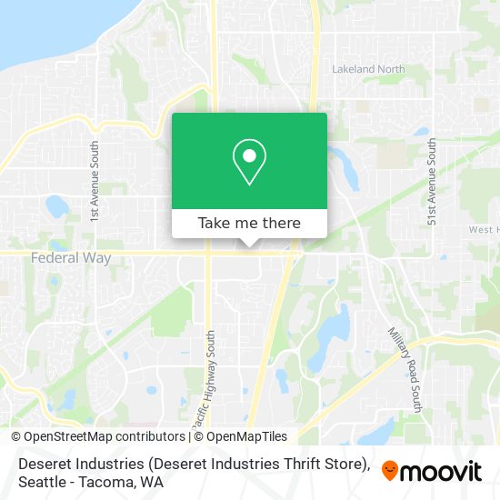 Mapa de Deseret Industries (Deseret Industries Thrift Store)