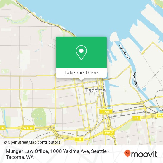 Munger Law Office, 1008 Yakima Ave map