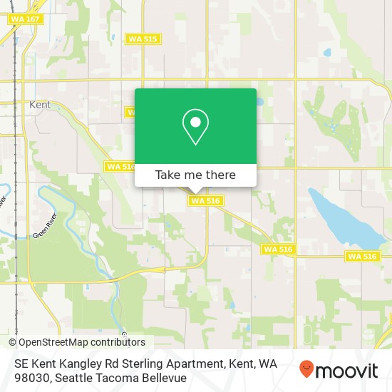 SE Kent Kangley Rd Sterling Apartment, Kent, WA 98030 map