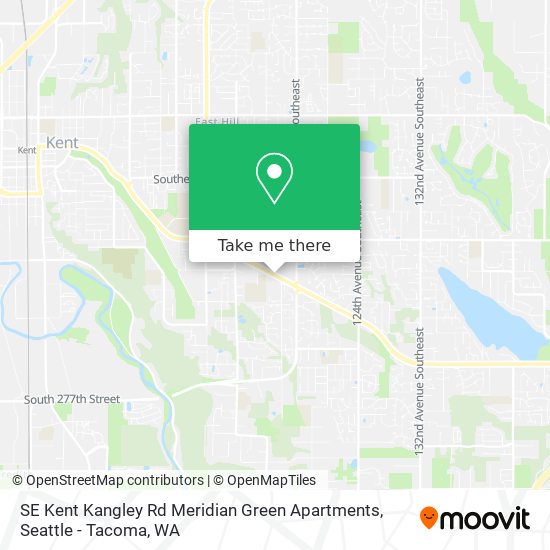 Mapa de SE Kent Kangley Rd Meridian Green Apartments