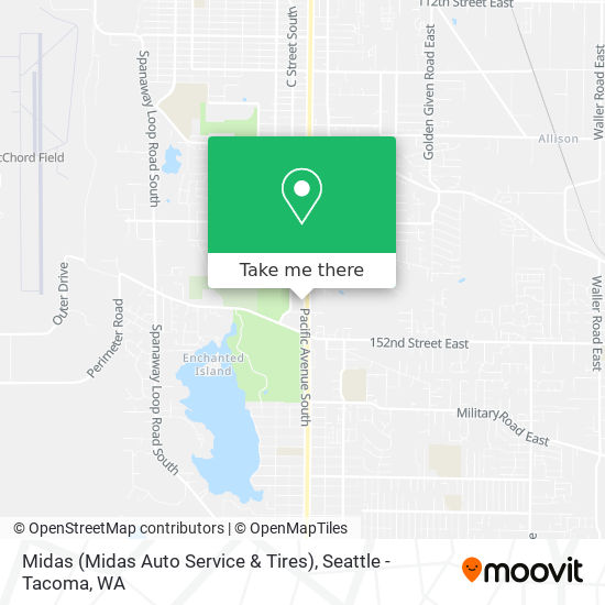 Midas (Midas Auto Service & Tires) map