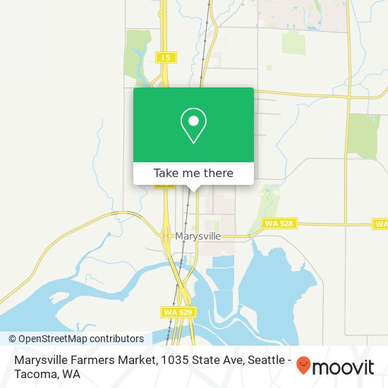 Mapa de Marysville Farmers Market, 1035 State Ave