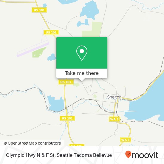 Mapa de Olympic Hwy N & F St