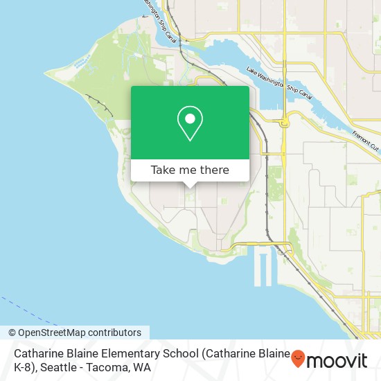 Mapa de Catharine Blaine Elementary School (Catharine Blaine K-8)