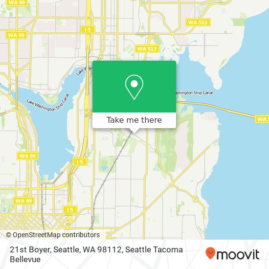 Mapa de 21st Boyer, Seattle, WA 98112