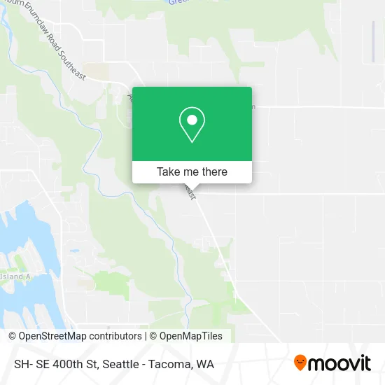 SH- SE 400th St map