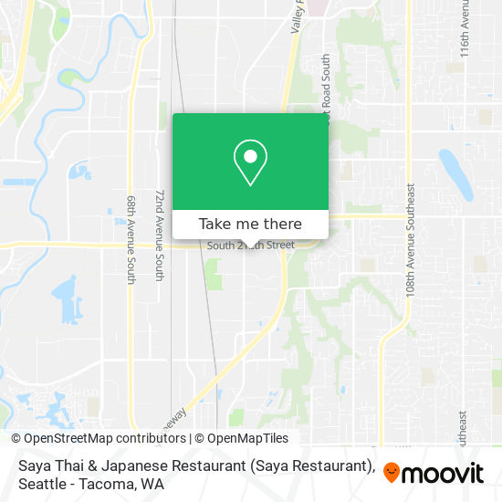 Saya Thai & Japanese Restaurant (Saya Restaurant) map