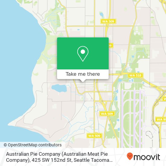 Australian Pie Company (Australian Meat Pie Company), 425 SW 152nd St map