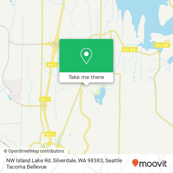 NW Island Lake Rd, Silverdale, WA 98383 map