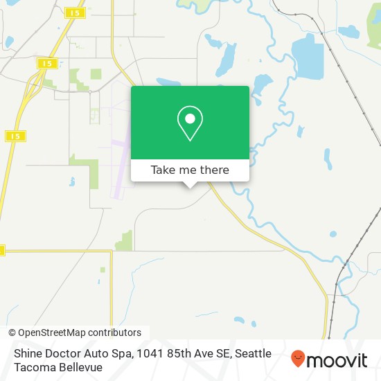 Mapa de Shine Doctor Auto Spa, 1041 85th Ave SE