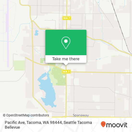 Mapa de Pacific Ave, Tacoma, WA 98444