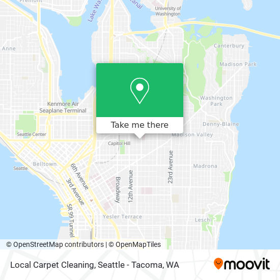 Local Carpet Cleaning map