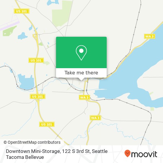Mapa de Downtown Mini-Storage, 122 S 3rd St