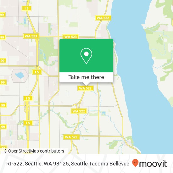 RT-522, Seattle, WA 98125 map