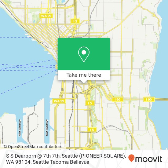 S S Dearborn @ 7th 7th, Seattle (PIONEER SQUARE), WA 98104 map