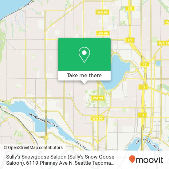 Sully's Snowgoose Saloon (Sully's Snow Goose Saloon), 6119 Phinney Ave N map