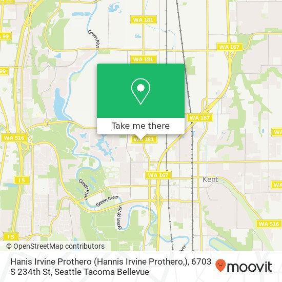 Hanis Irvine Prothero (Hannis Irvine Prothero,), 6703 S 234th St map