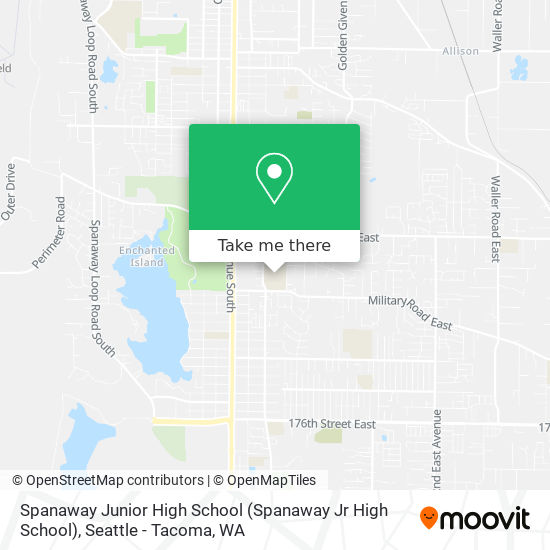 Mapa de Spanaway Junior High School