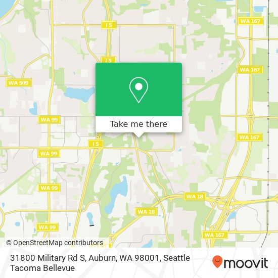 31800 Military Rd S, Auburn, WA 98001 map