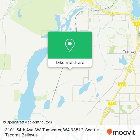 3101 54th Ave SW, Tumwater, WA 98512 map