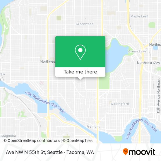 Mapa de Ave NW N 55th St