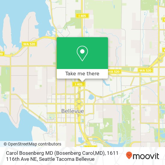 Carol Bosenberg MD (Bosenberg Carol,MD), 1611 116th Ave NE map