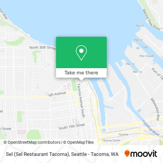 Sel (Sel Restaurant Tacoma) map