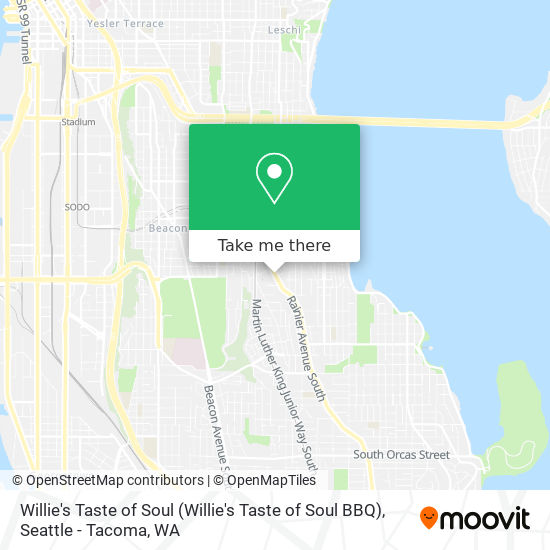 Willie's Taste of Soul map