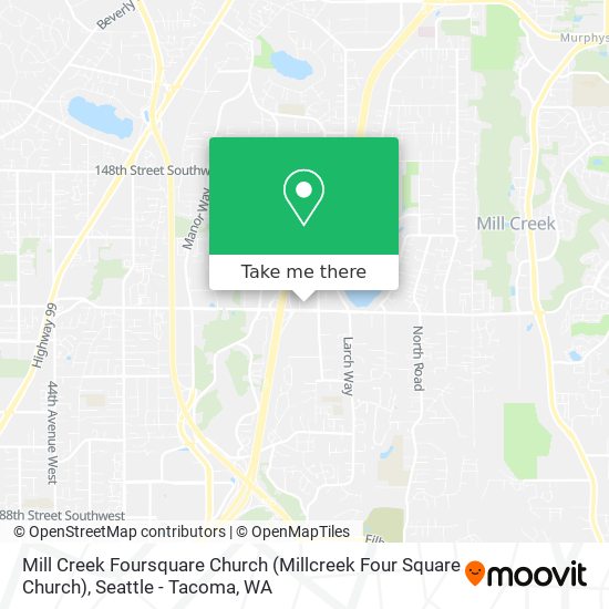 Mapa de Mill Creek Foursquare Church (Millcreek Four Square Church)