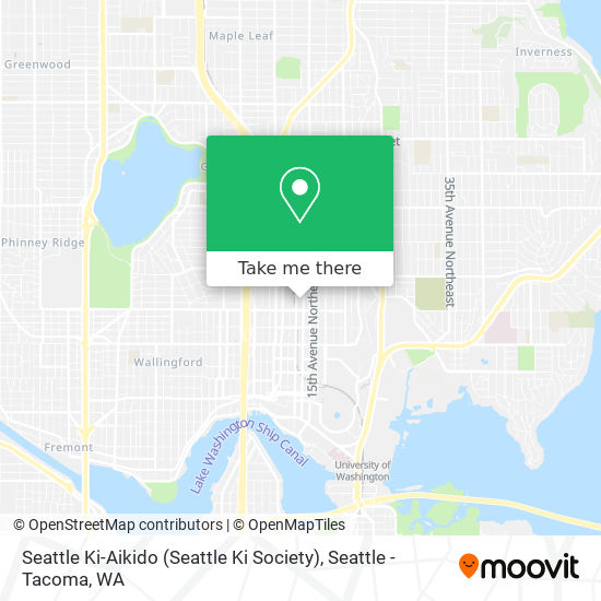 Mapa de Seattle Ki-Aikido (Seattle Ki Society)