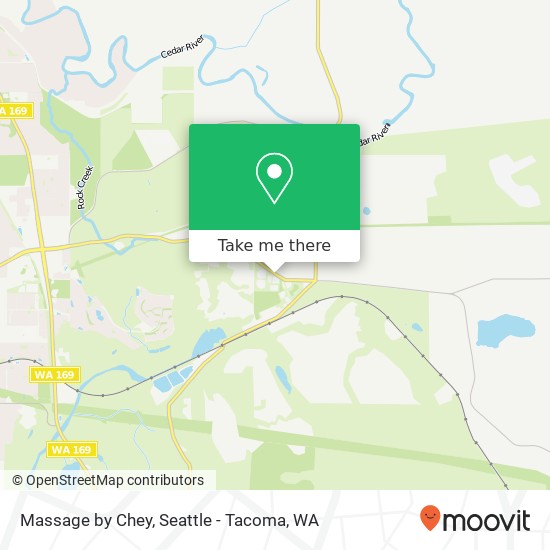 Massage by Chey, SE Kent-Kangley Rd map