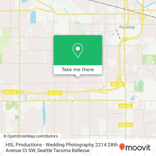 HSL Productions - Wedding Photography, 2214 28th Avenue Ct SW map