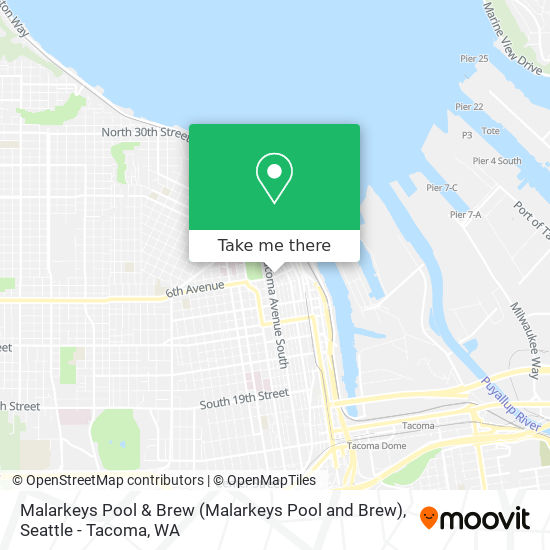 Malarkeys Pool & Brew map