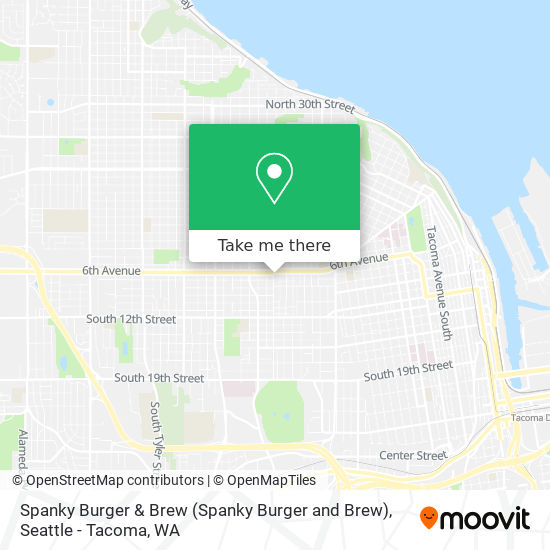 Mapa de Spanky Burger & Brew