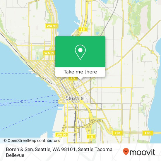 Mapa de Boren & Sen, Seattle, WA 98101