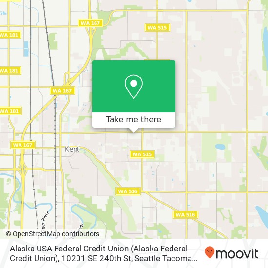 Mapa de Alaska USA Federal Credit Union (Alaska Federal Credit Union), 10201 SE 240th St