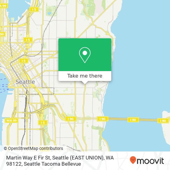 Martin Way E Fir St, Seattle (EAST UNION), WA 98122 map