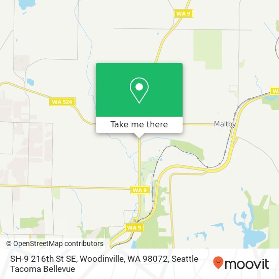 Mapa de SH-9 216th St SE, Woodinville, WA 98072