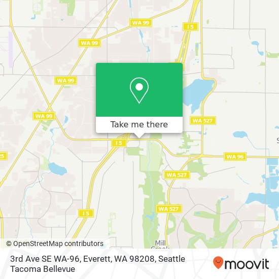 3rd Ave SE WA-96, Everett, WA 98208 map