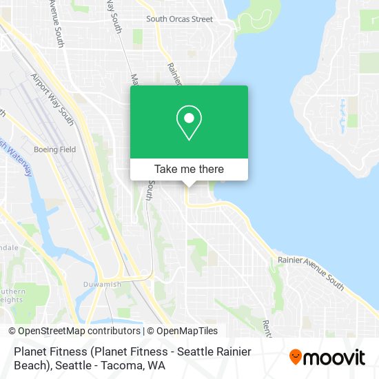 Mapa de Planet Fitness (Planet Fitness - Seattle Rainier Beach)