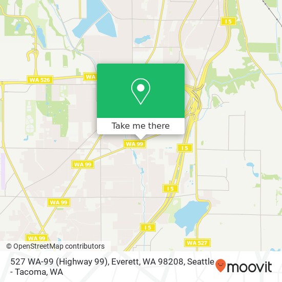 Mapa de 527 WA-99 (Highway 99), Everett, WA 98208