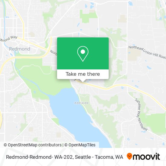 Redmond-Redmond- WA-202 map