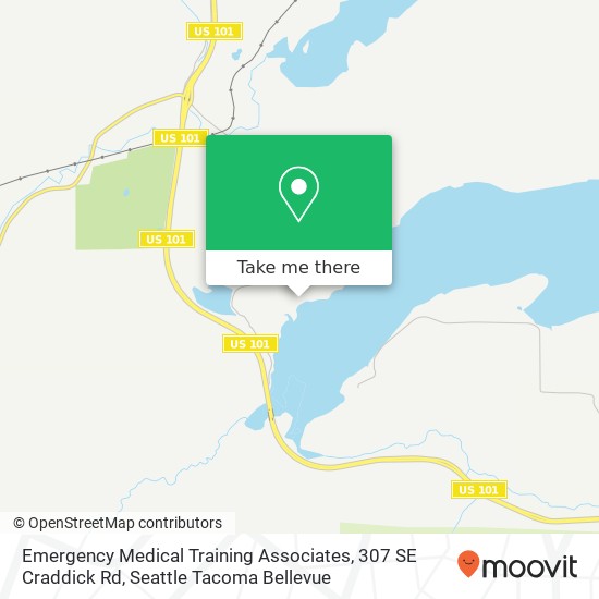 Mapa de Emergency Medical Training Associates, 307 SE Craddick Rd
