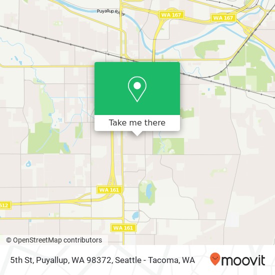 Mapa de 5th St, Puyallup, WA 98372