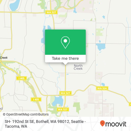 Mapa de SH- 192nd St SE, Bothell, WA 98012