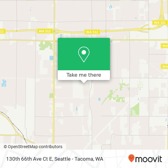 130th 66th Ave Ct E, Puyallup, WA 98373 map