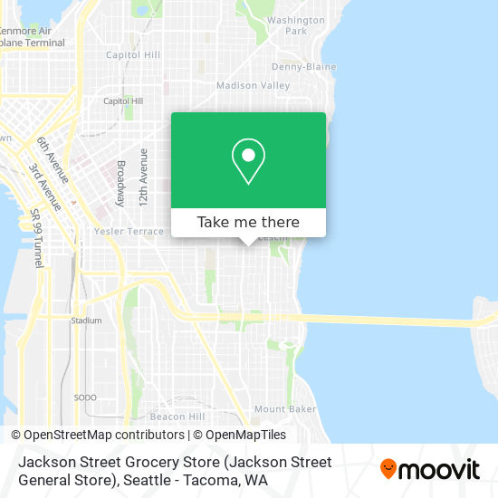 Jackson Street Grocery Store map