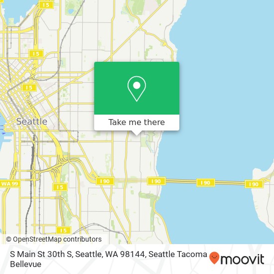 Mapa de S Main St 30th S, Seattle, WA 98144
